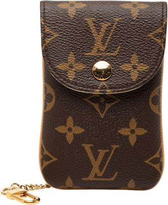 Louis Vuitton Monogram Brown Pvc Leather Pouch (Pre-Owned)