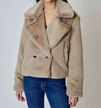 dh New York Ophelia Jacket In Mushroom