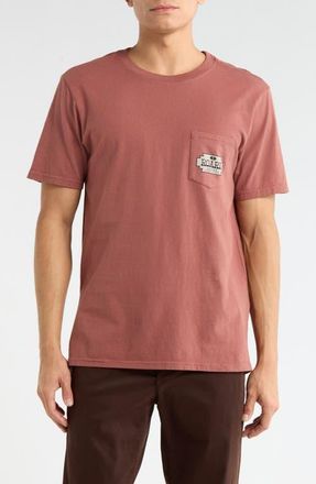 Roark Gaucho Cotton Graphic Pocket T-Shirt in Red Clay at Nordstrom, Size Xx-Large