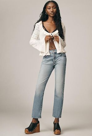 Mother The Hiker Hover Low-Rise Straight Jeans