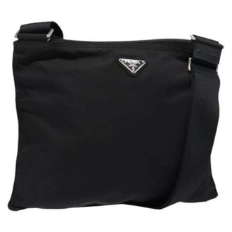 Prada Pre-owned Nylon prada-bags - Dames - Pre-owned - Zwart - Maat: ONE Size Nylon