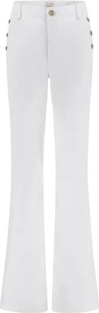 Guess Faye Pant - Dames - Flared Jeans - Wit - W25 - Jeans