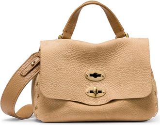 Zanellato Tassen, Dames, Beige, ONE Size, Leer, Postina Jones Baby