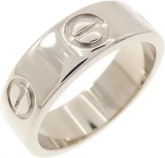 Cartier Love White Gold (18K) Band Ring (Pre-Owned)