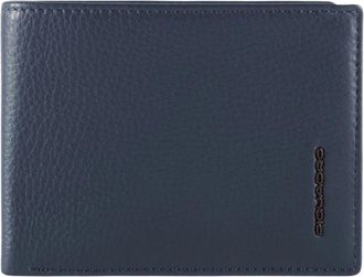Piquadro Mens wallet with coin pocket - Heren - Portefeuilles - Blauw - ONE Size - Accessoires