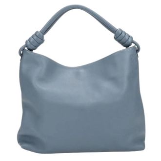 Loewe Pre-owned Shoulder Bag - Dames - Pre-owned - Blauw - Maat: ONE Size Leer