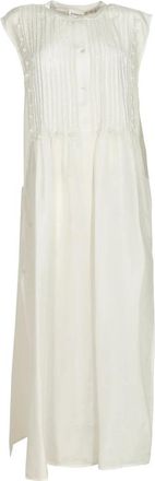 P.A.R.O.S.H. Parosh Kleedjes White - Dames - Maxi kleedjes - Wit - S - Kleedjes