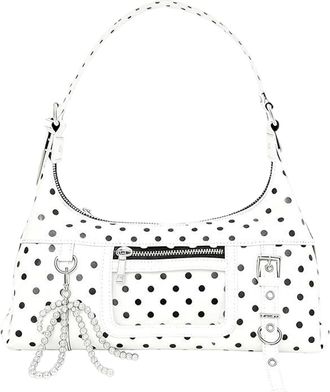 Generic Kexpery Womens Large Polka Dot PU Leather Handbag Day Bag for Work, Shopping and Travel