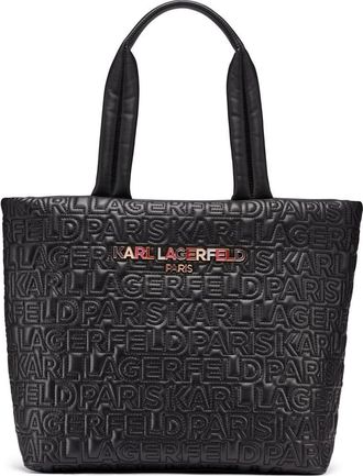 Karl Lagerfeld Voyage Tote in Black Multi at Nordstrom
