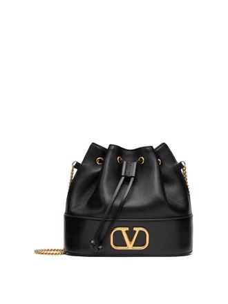 Valentino Garavani Vlogo Signature Leather Mini Bag