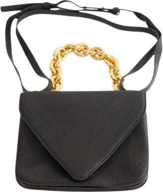 Bottega Veneta Pre-owned Handbags, female, Black, Size: ONE SIZE Pre-owned Sac &agrave; bandouli&egrave;re