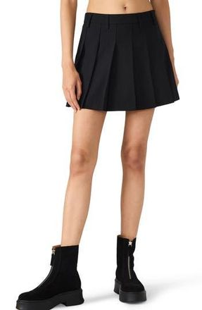 Steve Madden Margo Pleated Miniskirt in Black at Nordstrom Rack, Size 8