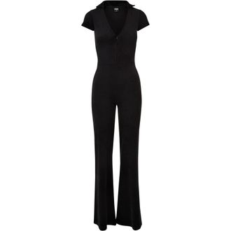 Urban Classics Dames/Dames Fluwelen Jumpsuit (Zwart)