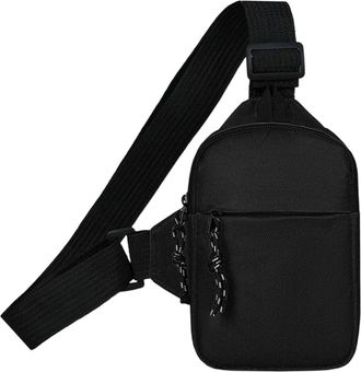 Generic Sports Chest Bag - 5.51x1.57x7.48 Inch Small Sling Bag Cross Body, Chest Pack Shoulder Sling, Adjustable Strap -Pocket | For Outdoor Travel Hiking Cyc