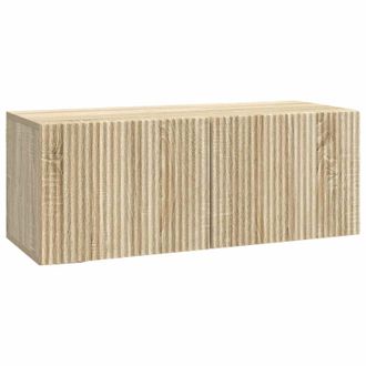 vidaXL Mueble Para Tv De Pared Roble Sonoma 78,5 X 31 X 30 Cm Vidaxl