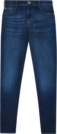 Emporio Armani Slim-Fit Jeans - Dames - Slim Fit Jeans - Blauw - W27 - Katoen - Jeans