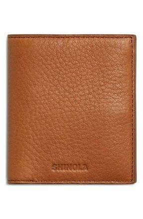 Shinola Leather Bifold Wallet in Tan at Nordstrom