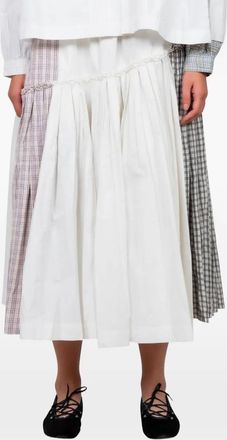 Story mfg. Gonna midi Pine - Bianco