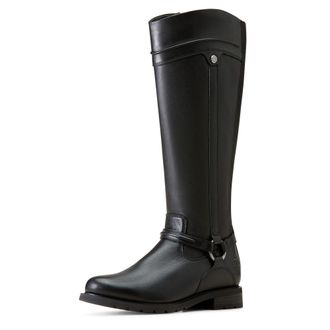 Ariat Womens Scarlet Waterproof Boots in Black, B Medium Width, Size 4, by Ariat