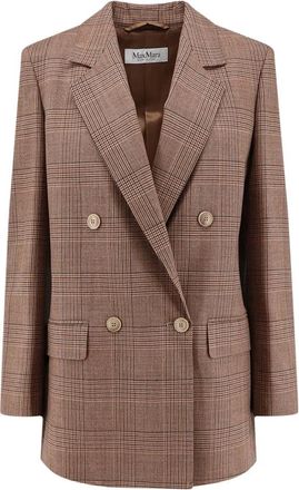 Max Mara Dames, Jassen, Bruin, Maat: XS Wol