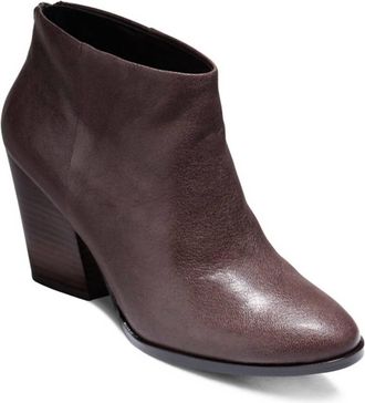 Cole Haan Womens Dey Boot In Chestnut Leather
