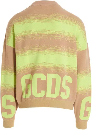 GCDS Mens Multicolor Cotton Cardigan Clothing