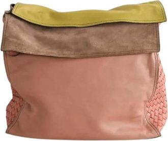 Bottega Veneta Pre-owned Shoulder Bag - Dames - Vintage Schoudertas - Roze - ONE Size - Leer - Vintage