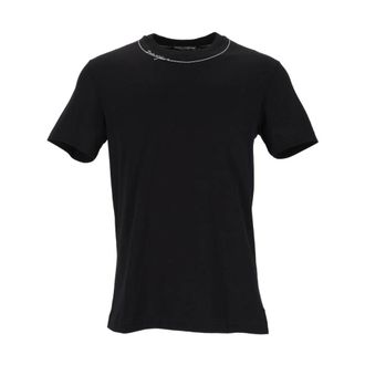 Dolce & Gabbana Heren, Tops, Zwart, Maat: XL Katoen