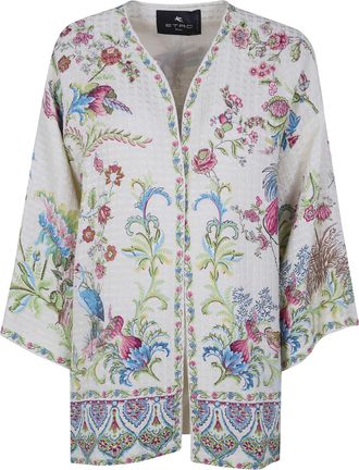 Etro Printed Short Sleeves Blouse