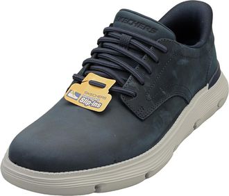 Skechers Slip-ins Garza Duran Mens Casual Trainers in Navy White - 11 UK