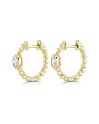 Sabrina Designs 14K 0.31 Ct. Tw. Diamond Huggie Earrings