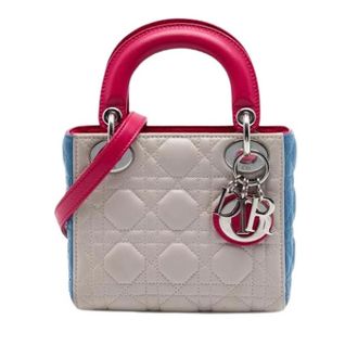 Dior Pre-owned Mini Lady - Dames - Vintage Handtas - Veelkleurig - ONE Size - Leer - Vintage