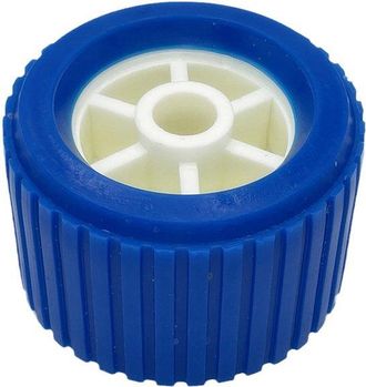 OEM Piezas Remolque Para Yate Azul Quilla De Rodillos Accesorios Para Remolque De Yate Accesorios De Goma Y Pl&aacute;stico Polea De Poliuretano