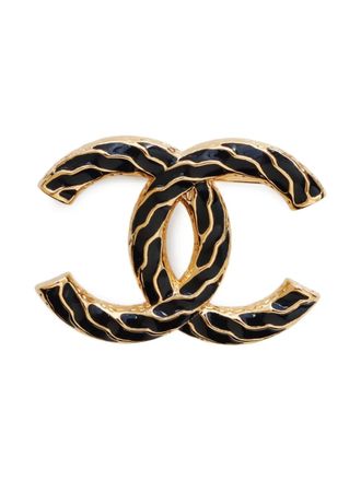 Chanel 2024 CC Logo brooch - Gold