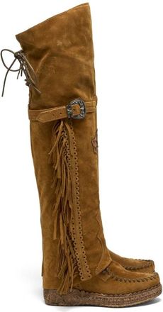 El Vaquero Schoenen, Dames, Bruin, 38 EU, Stijlvolle Leren Laarzen