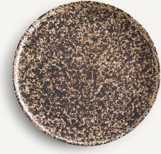 AM.PM Set van 4 platte borden in aardewerk, Rusty