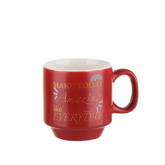 KASANOVA Tazzina caff&egrave; 90 ml scritta rossa