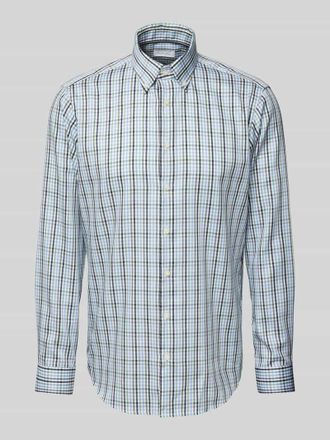 Christian Berg Regular Fit Business-Hemd mit Knopfleiste in Bottle, Gr&ouml;&szlig;e 47/48