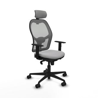 Piqueras y Crespo Silla De Oficina Con Cabecero Jorquera Piqueras Y Crespo 1d036n2 Gris Claro