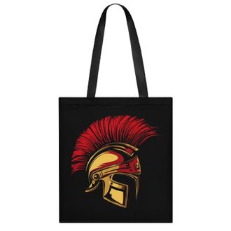 Generic Gold Spartan Helmet Womens Tote Casual Shopping Bag Lightweight Shoulder Bags Hobos Handbag for Work Travel Daily 35x40cm
