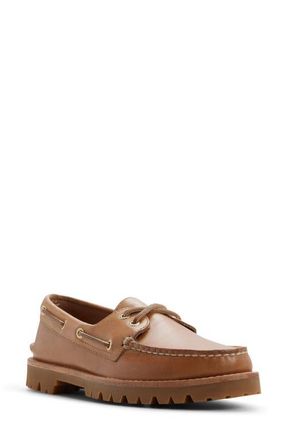 Sperry Top-Sider Authentic Original Lug Boat Shoe in Tan at Nordstrom, Size 10.5