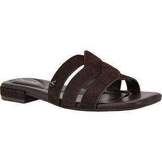Calvin Klein Tisha Slide Sandal in Brown at Nordstrom Rack, Size 8.5