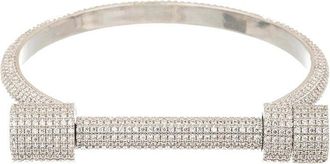 Eyecandy LA Eye Candy La Cz Maya Screw Cuff Bracelet