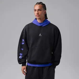 Nike Jordan Mens Jordan Brooklyn Mountainside Pullover Hoodie in Black | IM9875-010