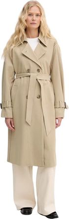 Mos Mosh MMScout Zani Trenchcoat - Dames - Trenchcoats - Beige - M - Polyester - Jassen