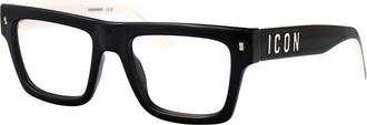 Dsquared2 Mens Sunglasses Icon0023 Black Injected Glasses & Frames