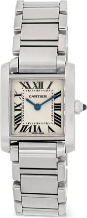 Cartier Orologio Tank Francaise 20mm - Bianco