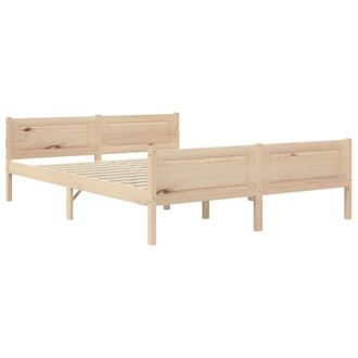 vidaXL Vidaxl - Estructura De Cama Sin Colch&oacute;n Madera Maciza De Pino 160x200 Cm