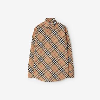 Burberry Relaxed Fit Check Cotton Shirt