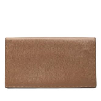 Herm&egrave;s Brown Swift Leather Coin Purse/Coin Case (Pre-Owned)